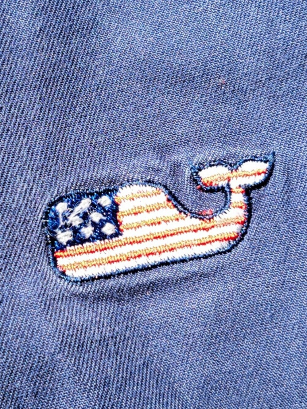 Vineyard Vines Blue Breaker Shorts Embroidered Patriotic Colorway Whales Size 38 - Picture 4 of 6